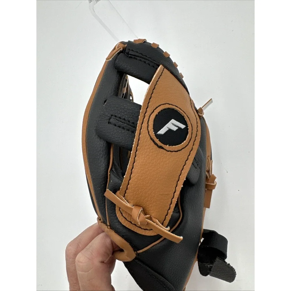 Baseball Glove Right Hand Throw Youth ‎ Franklin 9.5 Inch Black and Brown
